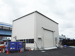 石神井川取水施設 ゲート棟外部